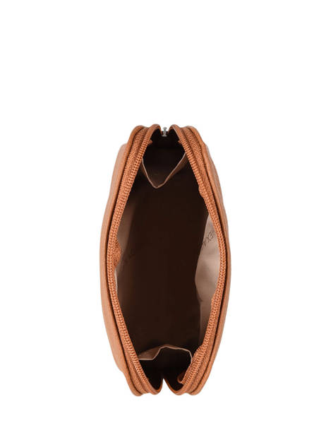 Portemonnee Leder Hexagona Bruin confort 467389 ander zicht 1